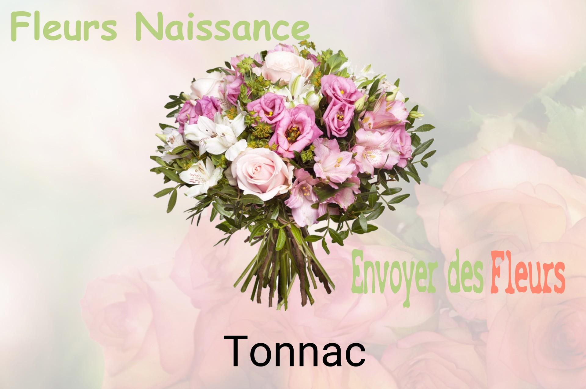 Bouquet de fleurs de naissance livré à Tonnac